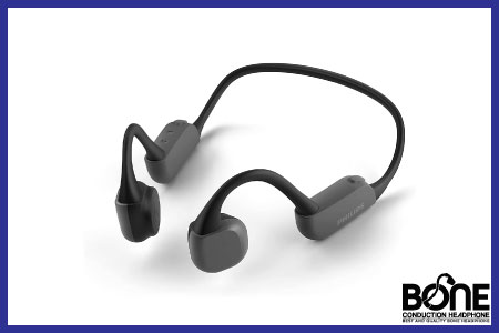 Philips A6606 Open-Ear Bone Conduction Bluetooth Headphones