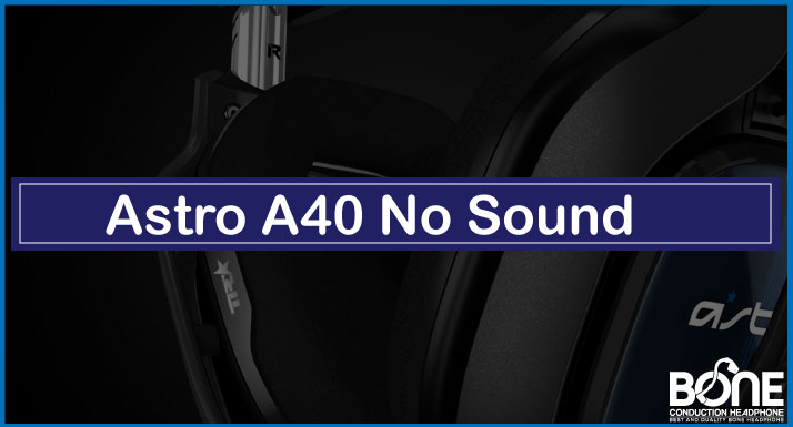 Astro A40 No Sound