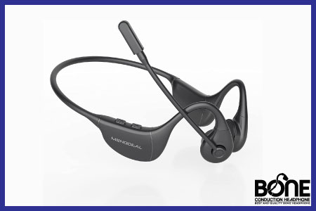 MONODEAL Bone Conduction Headphones with microphone